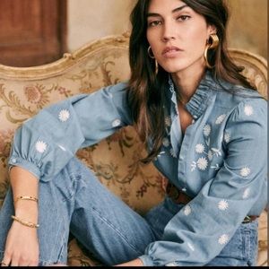 Sezane Lamie Shirt Size 36